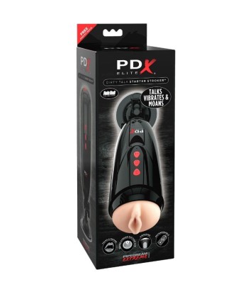 PDX ELITE - DIRTY TALK STARTER STROKER MASTURBADOR VAGINA