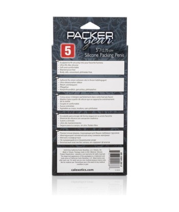 CALEXOTICS - PACKING PENIS PENE DE SILICONA 12.75CM CARAMELO