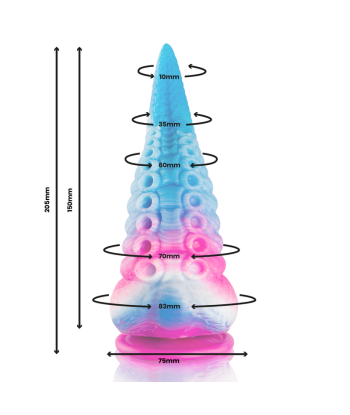 EPIC - PHORCYS DILDO TENTÁCULO AZUL TAMAÑO GRANDE