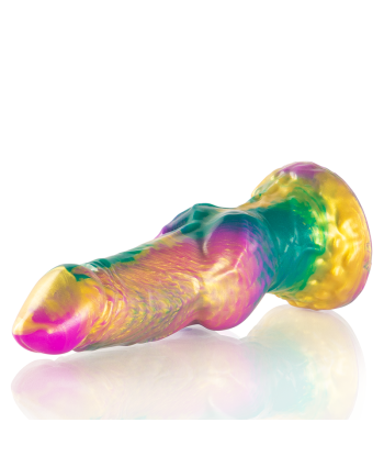 EPIC - IRIS DILDO CON TESTÍCULOS ARCOÍRIS DE PLACER