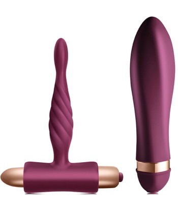 CLIMAXIMUM - DARE KIT VIBRADOR TRENZADO PLUG ANAL PRINCIPIANTES