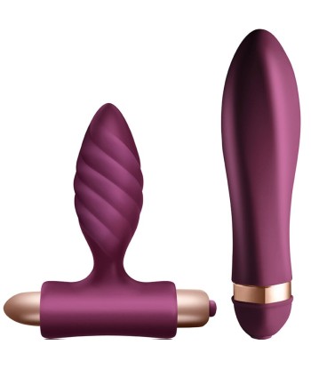 CLIMAXIMUM - DESIRE KIT VIBRADOR PLUG ANAL TRENZADO