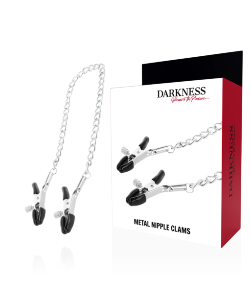 DARKNESS - PINZAS AJUSTABLES PARA PEZONES AJUSTABLES METAL