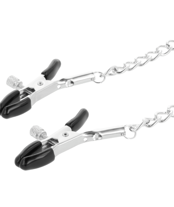 DARKNESS - PINZAS AJUSTABLES PARA PEZONES AJUSTABLES METAL