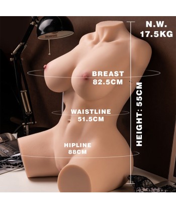 XISE - MURIEL TORSO REALÍSTICO FEMENINO CON THRUSTING 55 CM