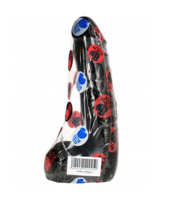 ALL BLACK - DILDO REALÍSTICO NEGRO SUAVE 20 CM