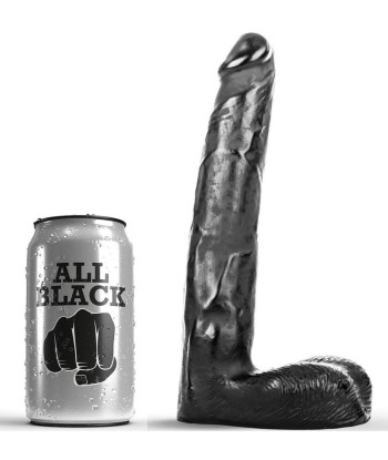 ALL BLACK - DILDO REALÍSTICO 21 CM