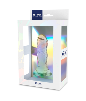 X RAY - CLEAR DILDO TRANSPARENTE 12 CM -O- 2.6 CM