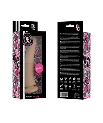 DELTA CLUB - DILDO REALISTA NATURAL SILICONA MEDICA 17 CM -O- 3 CM