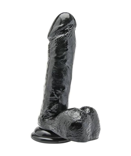 GET REAL - DILDO 18 CM CON TESTÍCULOS NEGRO GET REAL - DILDO 18 CM CON TESTÍCULOS NEGRO