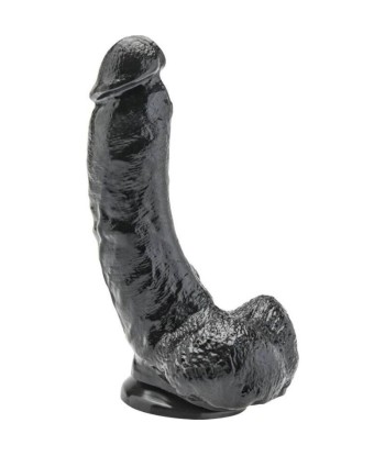GET REAL - DILDO 20,5 CM CON TESTÍCULOS NEGRO