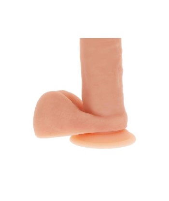 GET REAL - DILDO SILICONA 20,5 CM CON TESTÍCULOS NATURAL