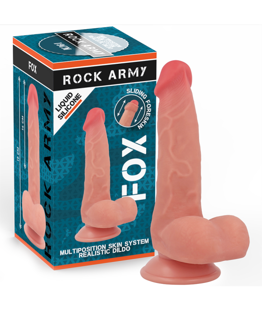 ROCKARMY - FOX DILDO REALISTA DDUAL DENSITY LIQUID SILICONE 19 CM -O- 3.2 CM ROCKARMY - FOX DILDO REALISTA DDUAL DENSITY LIQUID SILICONE 19 CM -O- 3.2 CM