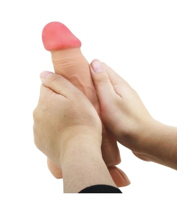 PRETTY LOVE - SLIDING SKIN SERIES DILDO REALÍSTICO CON VENTOSA PIEL DESLIZANTE CONTROL REMOTO NATURAL 21.8 CM