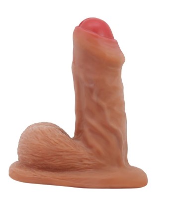 PRETTY LOVE - WARNELL DILDO ULTRA REALÍSTICO Y ELÁSTICO 9.5 CM MULATO