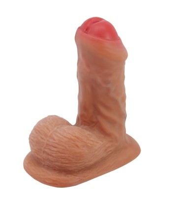 PRETTY LOVE - WARNELL DILDO ULTRA REALÍSTICO Y ELÁSTICO 9.5 CM MULATO