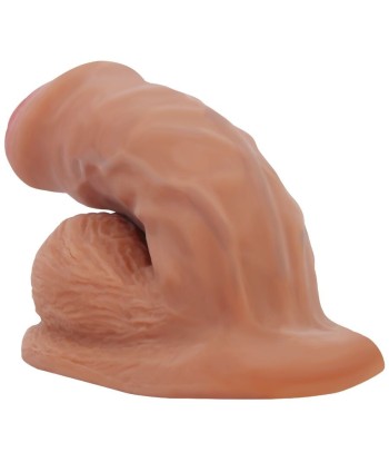PRETTY LOVE - WARNELL DILDO ULTRA REALÍSTICO Y ELÁSTICO 9.5 CM MULATO