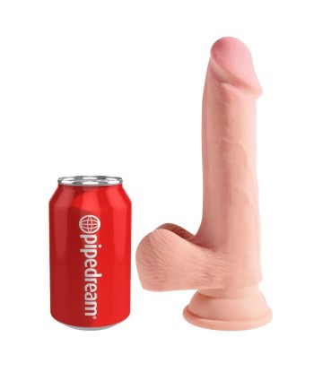 KING COCK - DILDO TRIPLE DENSIDAD 19 CM
