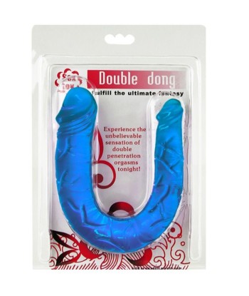 BAILE - DOUBLE DONG DILDO DOBLE AZUL