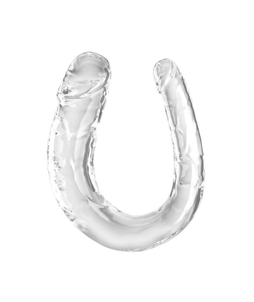 KING COCK - DOUBLE TROUBLE DILDO DOBLE 33 CM TRANSPARENTE