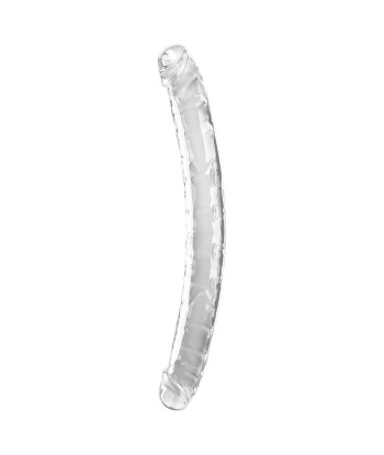 KING COCK - DOUBLE TROUBLE DILDO DOBLE 46 CM TRANSPARENTE