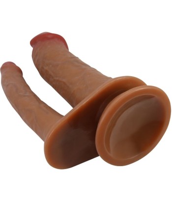 PRETTY LOVE - GORAN DOBLE DILDO REALÍSTICO NATURAL MULATO