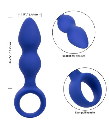 CALEXOTICS - ADMIRAL PLUG ANAL AVANZADO AZUL