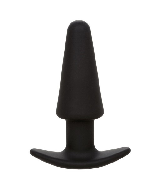 CALEXOTICS - ROCK BOTTOM PLUG ANAL CÓNICO 10 VIBRACIONES SILICONA NEGRO CALEXOTICS - ROCK BOTTOM PLUG ANAL CÓNICO 10 VIBRACIONES SILICONA NEGRO