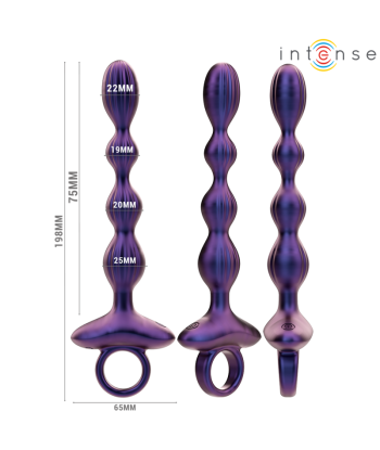 INTENSE - JACKIE PLUG ANAL VIBRADOR MODELO 1 CONTROL REMOTO
