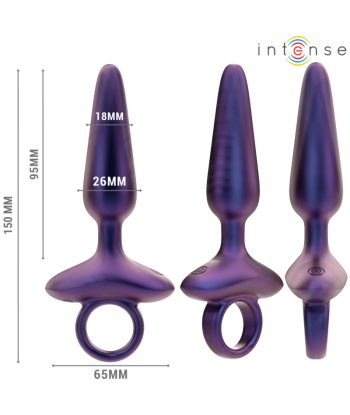 INTENSE - MARLON PLUG ANAL VIBRADOR MODELO 4 CONTROL REMOTO