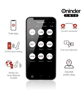 ONINDER CUTE - LOVE BUTT VIBRADOR PLUG ANAL DILATADOR - APP MUNDIAL GRATUITA