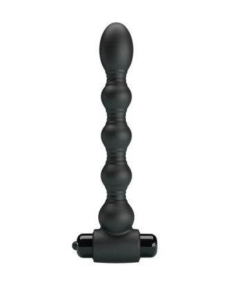 PRETTY LOVE - LYNN PLUG ANAL SILICONA 10 VIBRACIONES NEGRO