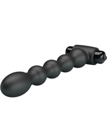 PRETTY LOVE - LYNN PLUG ANAL SILICONA 10 VIBRACIONES NEGRO