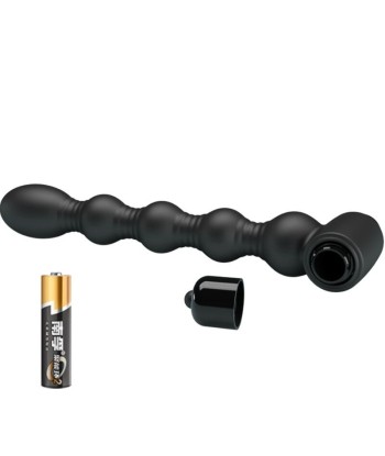 PRETTY LOVE - LYNN PLUG ANAL SILICONA 10 VIBRACIONES NEGRO