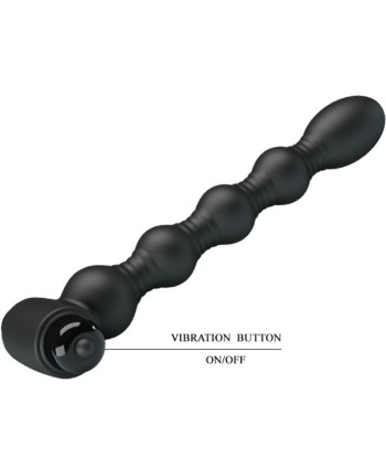 PRETTY LOVE - LYNN PLUG ANAL SILICONA 10 VIBRACIONES NEGRO