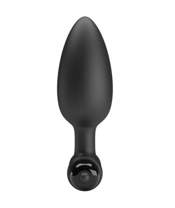 PRETTY LOVE - VIBRA BUTT PLUG 2 PLUG ANAL 10 VIBRACIONES NEGRO
