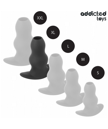 ADDICTED TOYS - PLUG ANAL HUECO SILICONA TALLA XL 13,9 CM