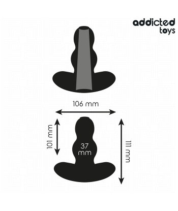 ADDICTED TOYS - PLUG ANAL HUECO SILICONA TALLA L 11.1 CM