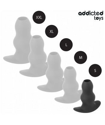 ADDICTED TOYS - PLUG ANAL HUECO SILICONA TALLA S 7,3 CM