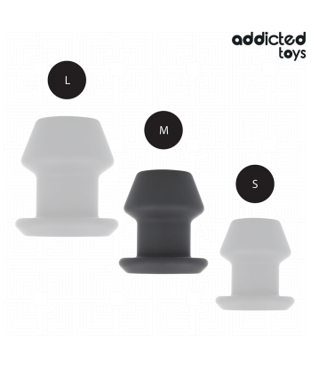 ADDICTED TOYS - PLUG ANAL HUECO EXTREM SILICONA TALLA M 8,7 CM