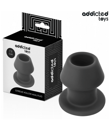 ADDICTED TOYS - PLUG ANAL HUECO EXTREM SILICONA TALLA S 7,5 CM