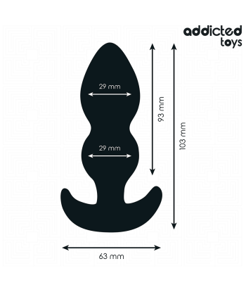 ADDICTED TOYS - PLUG ANAL SILICONA TALLA S 10,3 CM