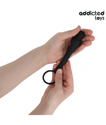 ADDICTED TOYS - PLUG ANAL CON ANILLO SILICONA MODELO 1