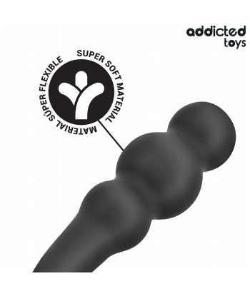 ADDICTED TOYS - PLUG ANAL CON ANILLO SILICONA MODELO 1
