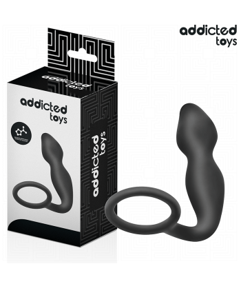 ADDICTED TOYS - PLUG ANAL CON ANILLO SILICONA MODELO 2