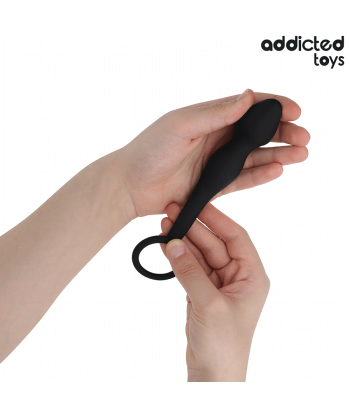 ADDICTED TOYS - PLUG ANAL CON ANILLO SILICONA MODELO 3