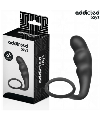 ADDICTED TOYS - PLUG ANAL CON ANILLO SILICONA MODELO 4