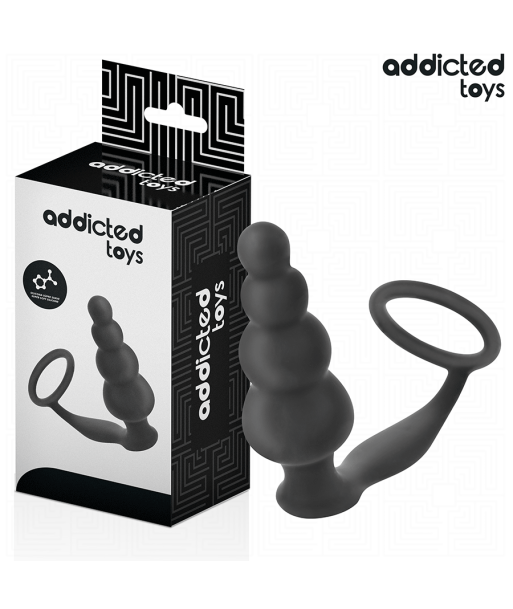 ADDICTED TOYS - PLUG ANAL CON ANILLO SILICONA MODELO 5 ADDICTED TOYS - PLUG ANAL CON ANILLO SILICONA MODELO 5