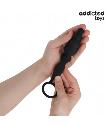 ADDICTED TOYS - PLUG ANAL CON ANILLO SILICONA MODELO 5