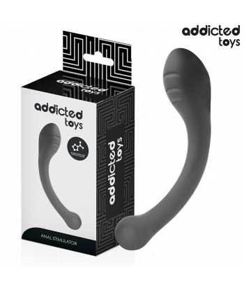 ADDICTED TOYS - ESTIMULADOR ANAL DOBLE SILICONA 18 CM